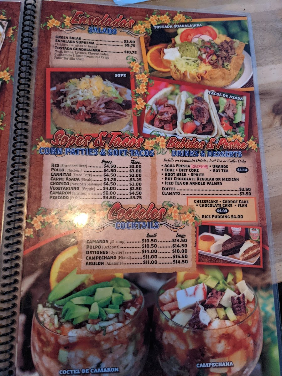 Los Tres Cochinitos Menu - Image 6